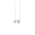 Imagem do Colar com Pingentes Letras e Pedra Zircônia em Prata 925
