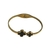 Bracelete Trevo Preto Duplo em Aço - comprar online