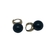 Brinco Argola com Bola Banhado em Ouro 18k - Zu Strazzer Semijoias