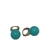 Imagem do Brinco Argola com Bola Banhado em Ouro 18k