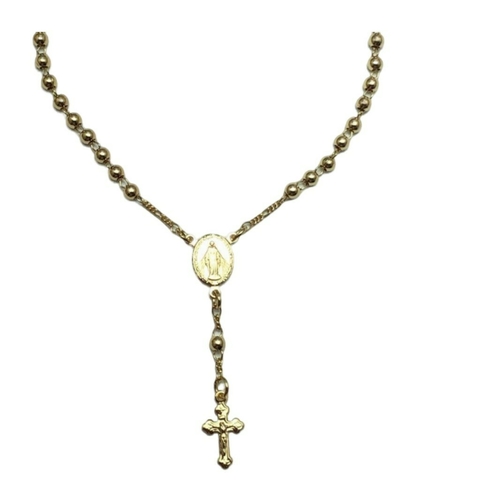 Pulseira Mini Terço de Bolinhas 2MM Banhada em Ouro 18k - comprar online