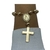 Pulseira Bola com Pingente Cruz Banhado em Ouro 18k - Zu Strazzer Semijoias