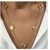 Colar Trevo Azul com Banho Ouro 18K - loja online