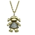 Colar Pingente Filha Menina Cravejado Zircônia Banhado em Ouro 18K - comprar online