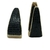Brinco Oval Canetado Cravejado com ZIrcônia Preta Banhado em Ouro 18K - comprar online