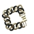 Pulseira Elos Cravejado Zircônia Preta Ouro 18K na internet