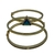 Trio Luxo Bracelete Pirâmide Banhado - comprar online