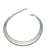 Chocker Mola Chata Banhada em Ródio - comprar online