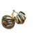 Brinco Luxo Meia Argola Cravejado de Zircônia Banhado em Ouro 18K - comprar online