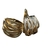 Brinco Luxo Meia Argola Cravejado de Zircônia Banhado em Ouro 18K - loja online