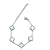 Pulseira Trevo em Aço 24cm - comprar online