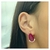 Conjunto Colar e Brincos Gota Grande Pedra Fusion Banhado em Ouro 18k na internet