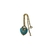 Colar Luxo com Pingente Coração Pedra Fusion com Anjo Cravejado Banhado Ouro 18K