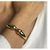 Bracelete Pantera com Olhos Zircônia Verde Banhado em Ouro 18k na internet
