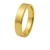 Aliança em Aço 4 MM Banhada em Ouro 18K - comprar online