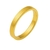 Aliança em Aço 3MM com Banho em Ouro 18k - comprar online