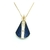 Colar Nossa Senhora Manto Azul Banhado em Ouro 18k - comprar online