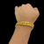 Pulseira 13mm Grumet Lacraia Banhado A Ouro 18k Elos Duplos