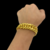 Pulseira 18mm Grumet Lacraia Banhado A Ouro 18k Elos Duplos