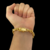 Pulseira Maciça Cadeado 10mm Banhado A Ouro 18k Luxo - comprar online