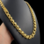 Cordão Friso x 13mm Banhado A Ouro 18k - comprar online