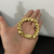 Pulseira Friso S Dupla Face 13mm Banhado A Ouro 18k Luxo - comprar online