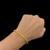 Pulseira 8mm Baiano Banhado A Ouro 18k Luxo