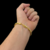 Pulseira 8mm Baiano Banhado A Ouro 18k Luxo - comprar online