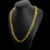 Cordao Imperador 10mm Banhado A Ouro 18k