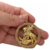 Pingente São Jorge Grande Banhado A Ouro 18k Maciço