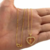 Cordão Feminino + Pingente Letra Carolina Banhado A Ouro 18k