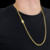 Cordão Luxo 5mm Cadeado Banhado A Ouro 18k - comprar online