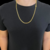 Cordão Masculino Grumet Banhado A Ouro 18k 5mm