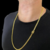 Cordão Masculino Grumet Banhado A Ouro 18k 5mm - comprar online