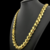 Cordão Friso S 13mm Masculino Banhado A Ouro 18k Luxo - comprar online