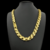 Cordão Friso S 13mm Masculino Banhado A Ouro 18k Luxo