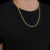 Cordão 5mm Baiano Corda Banhado A Ouro 18k Luxo - comprar online