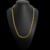 Cordão 8mm Baiano Corda Banhado A Ouro 18k Luxo