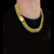 Cordão Friso 18mm Masculino Banhado A Ouro 18k Luxo - comprar online