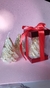Vela de Navidad Arbolito Blanca: Aroma a Canela y Detalles en Oro - comprar online