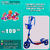 Patinete Infantil Divertido com 3 Rodinhas - Luz e Som
