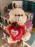 Urso de Pelúcia Coração "Te Amo" na internet
