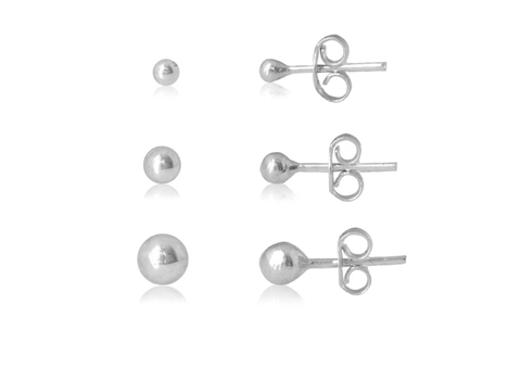 Trio brincos prata925