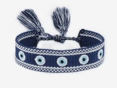 Pulseira Olho Branca e Azul - comprar online