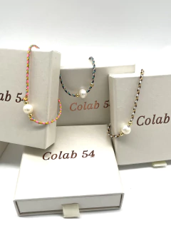 Pulseira Pérola Marrom - Colab54