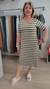 Vestido Listrado Verde