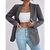 Blazer Cinza Alongado
