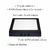 Luminária de Teto Painel de LED Sobrepor Quadrado Preto 12W Bivolt - Luz Neutra 4.100K - Decoramulti - Loja Virtual Especializada Em Produtos de Iluminação
