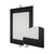 Luminária de Teto Painel de LED Embutir Quadrado Preto 24W Bivolt - Luz Neutra 4.100K na internet
