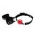 Kit Bracelete Bondage com Mordaça Bola Vermelha